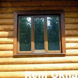 Как устанавливаются окна в дома из сруба